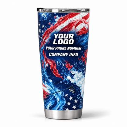 PWPP0012 personalized tumbler 20oz back product mockup