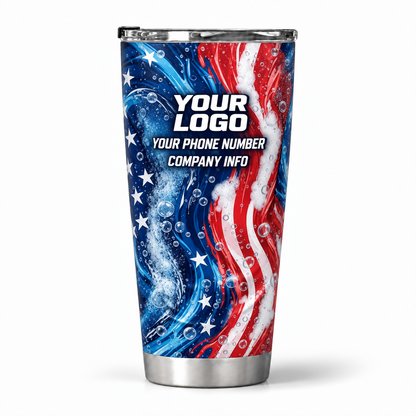 PWPP0013 personalized tumbler 20oz back product mockup