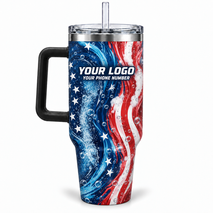 PWPP0013 personalized tumbler 40oz back product mockup