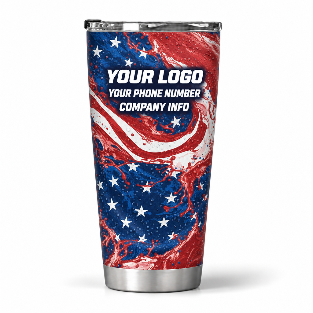 PWPP0014 personalized tumbler 20oz back product mockup