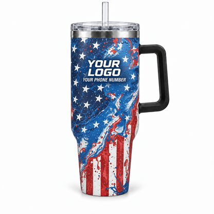 PWPP0014 personalized tumbler 40oz front product mockup