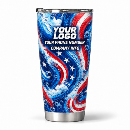 PWPP0015 personalized tumbler 20oz back product mockup