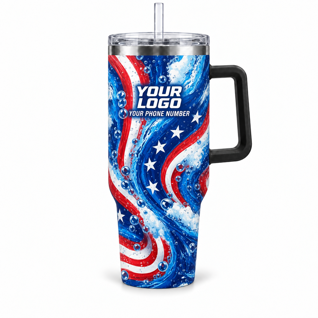 PWPP0015 personalized tumbler 40oz front product mockup
