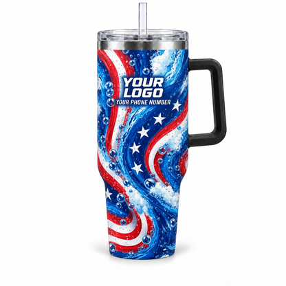 PWPP0015 personalized tumbler 40oz front product mockup