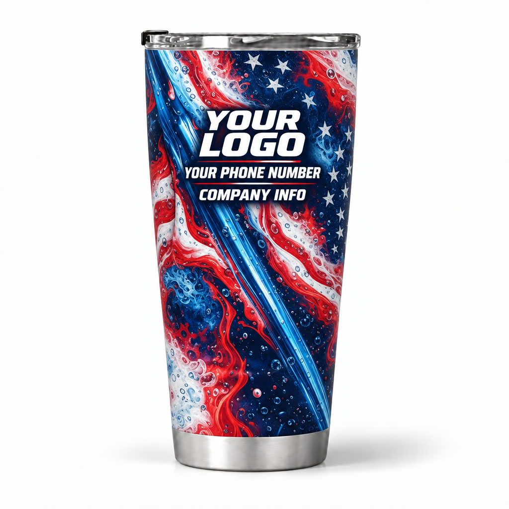 PWPP0017 personalized tumbler 20oz back product mockup