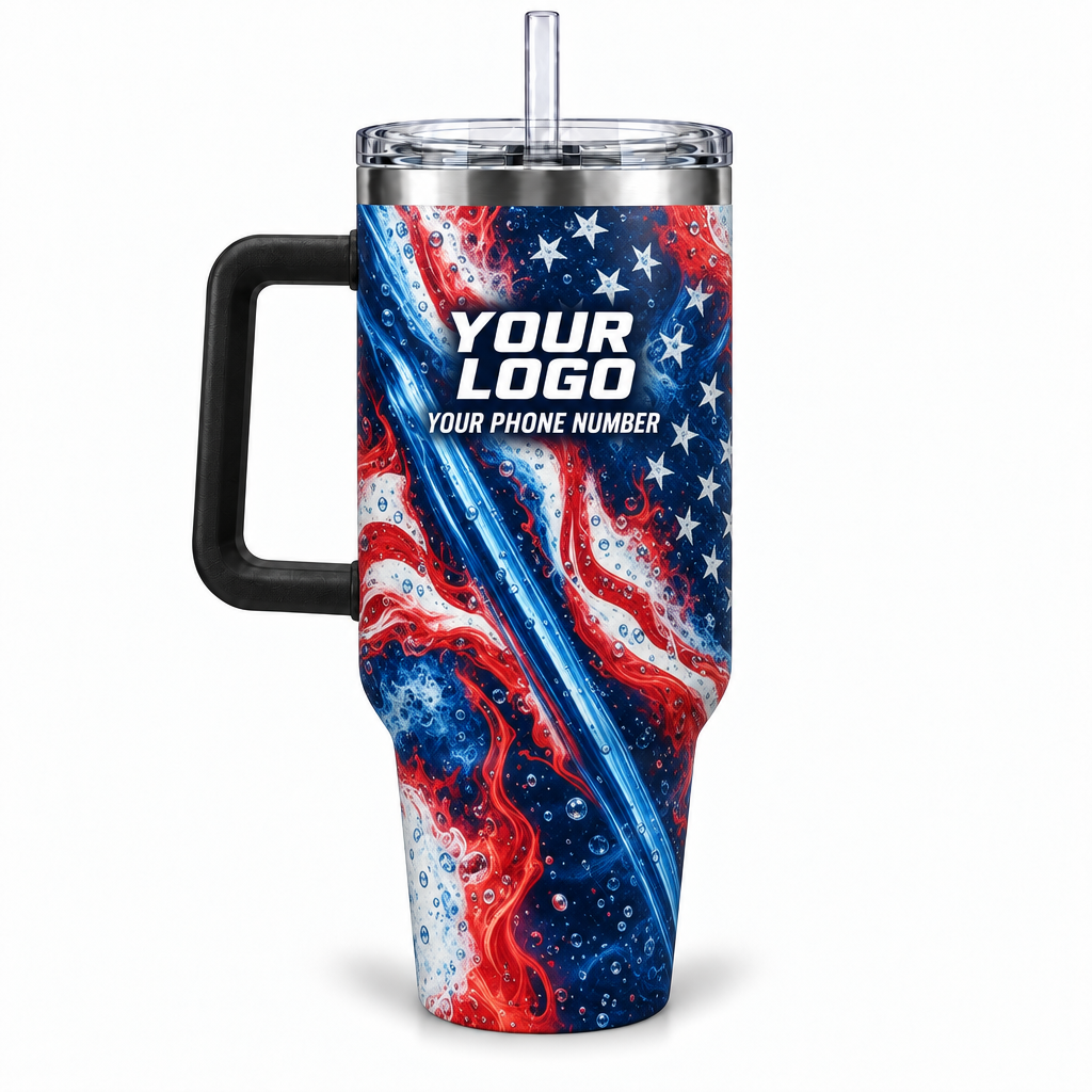 PWPP0017 personalized tumbler 40oz back product mockup