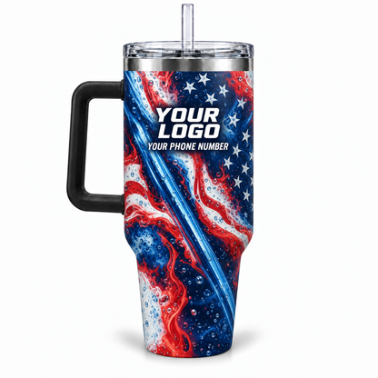 PWPP0017 personalized tumbler 40oz back product mockup