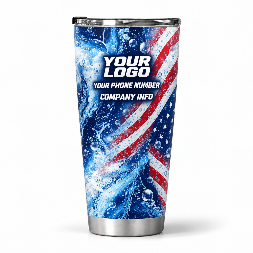 PWPP0018 personalized tumbler 20oz back product mockup