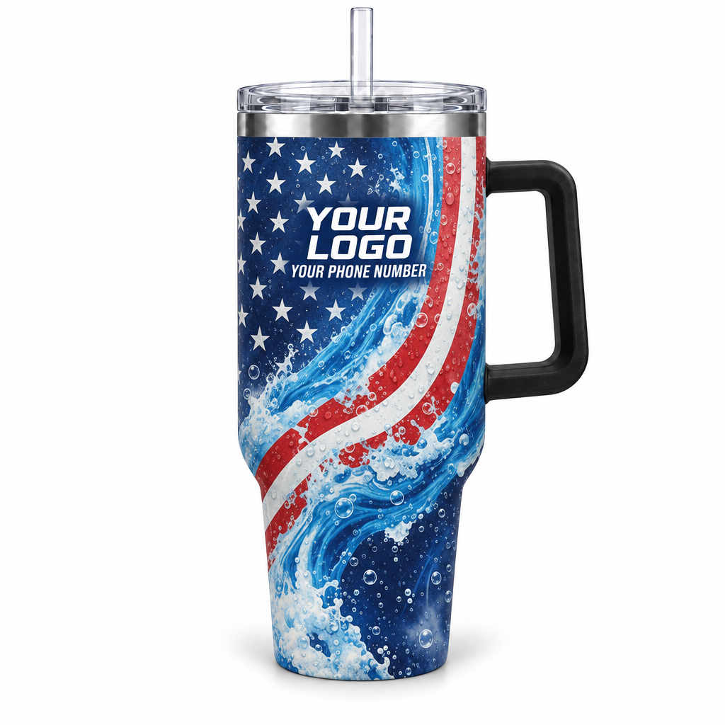 PWPP0019 personalized tumbler 40oz front product mockup
