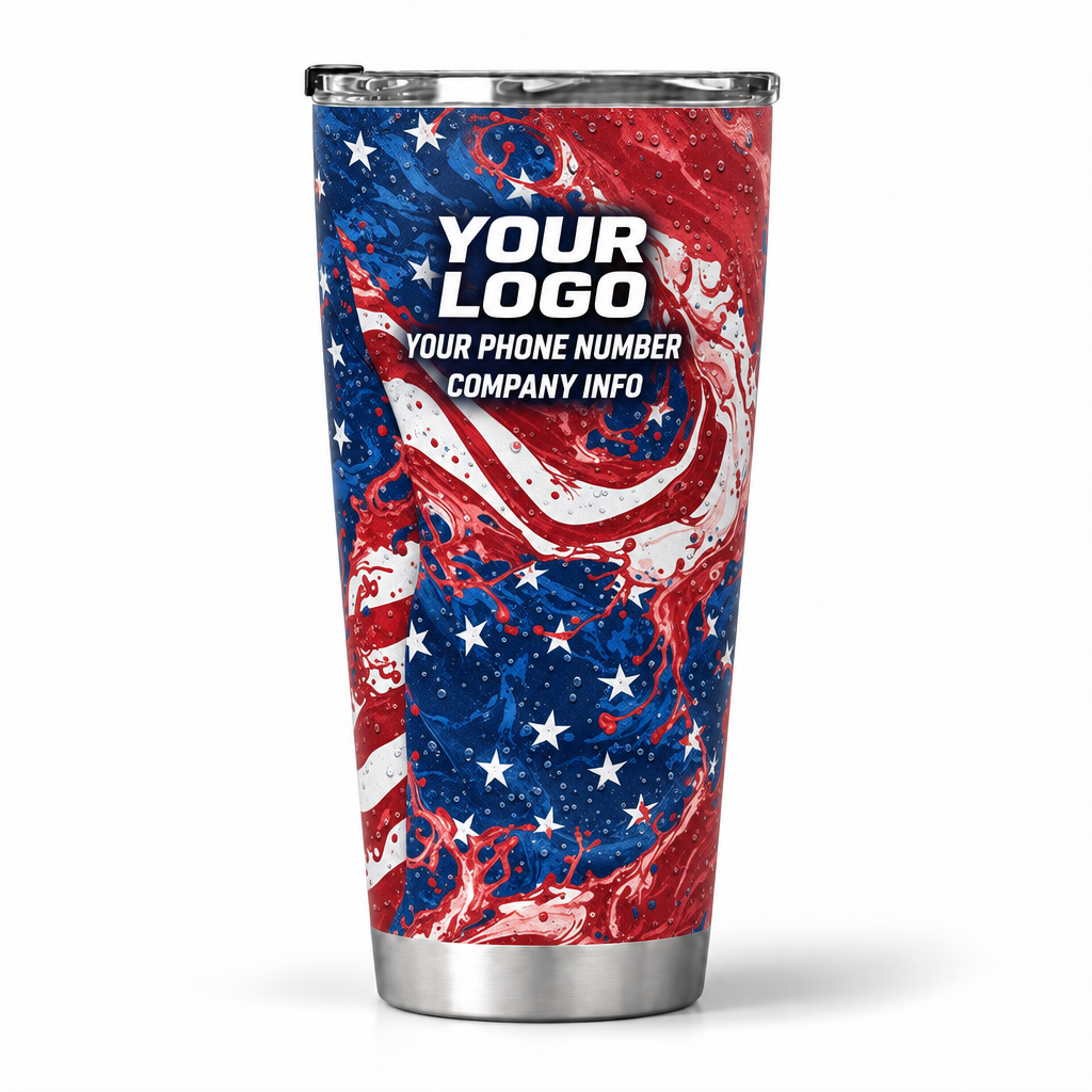 PWPP0020 personalized tumbler 20oz back product mockup