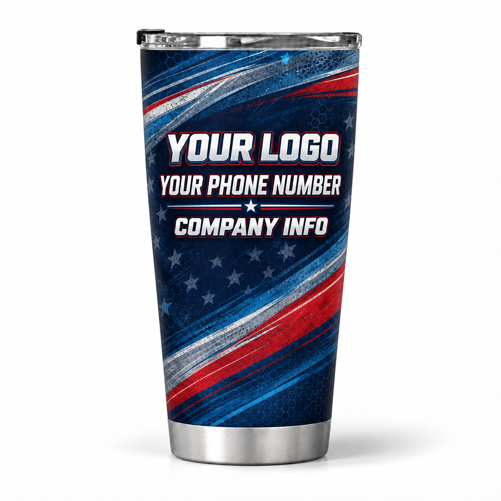 PWPP0024 personalized tumbler 20oz back product mockup