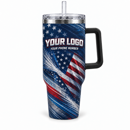 PWPP0024 personalized tumbler 40oz front product mockup