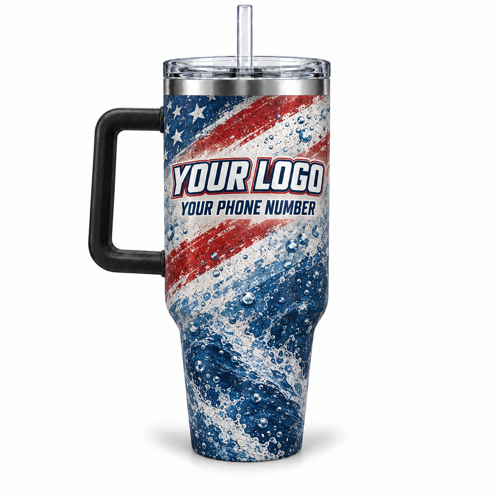 PWPP0025 personalized tumbler 40oz back product mockup