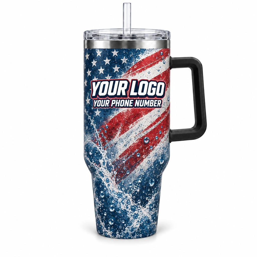 PWPP0025 personalized tumbler 40oz front product mockup