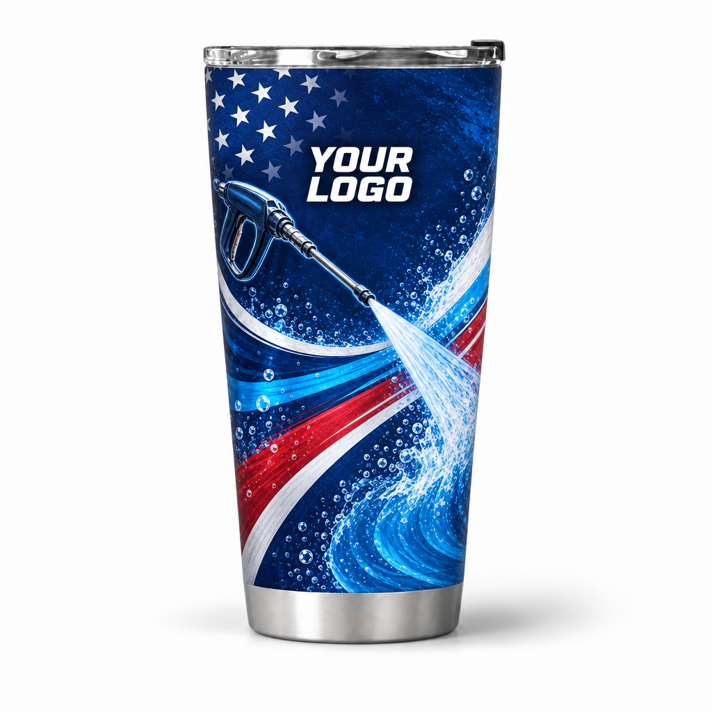 PWPP0026 personalized tumbler 20oz front product mockup
