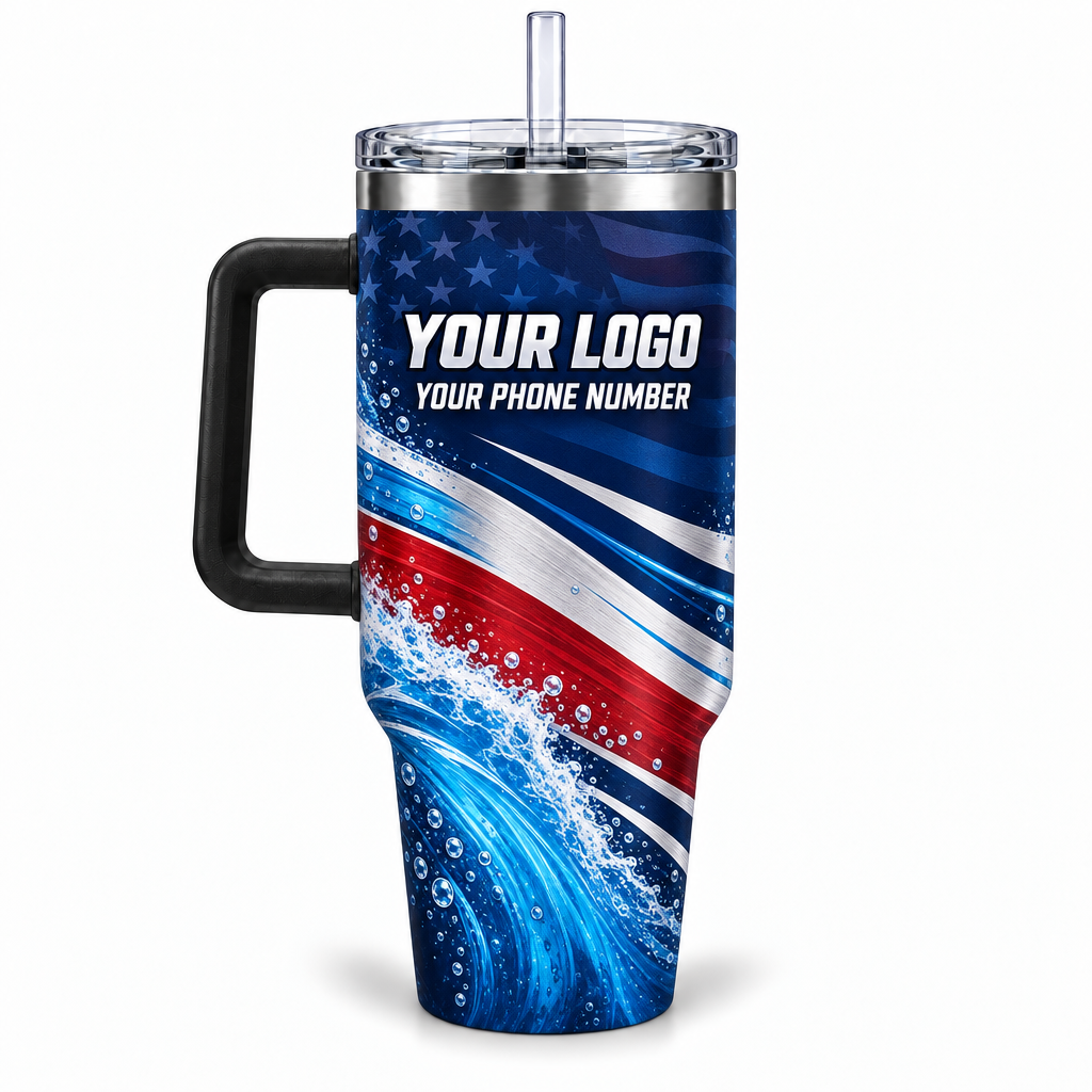 PWPP0026 personalized tumbler 40oz back product mockup