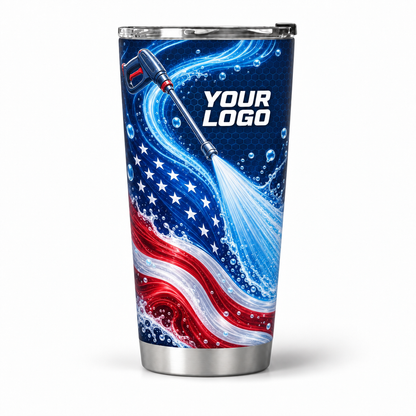 PWPP0027 personalized tumbler 20oz front product mockup