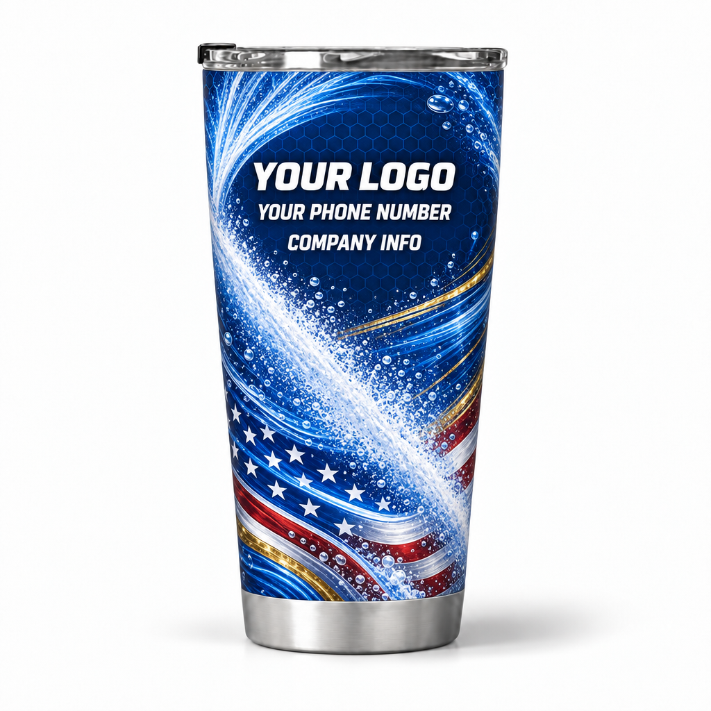 PWPP0028 personalized tumbler 20oz back product mockup