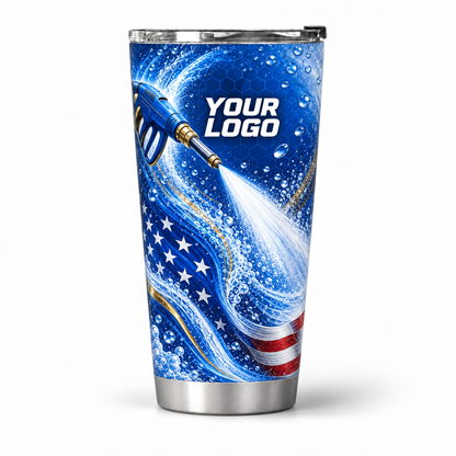 PWPP0028 personalized tumbler 20oz front product mockup
