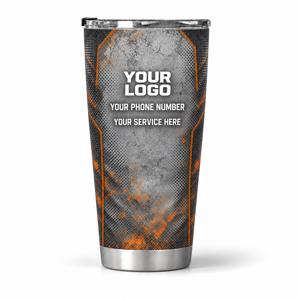 RFN002 personalized tumbler 20oz back product mockup