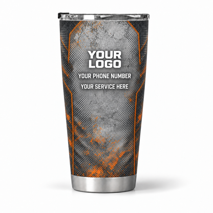 RFN002 personalized tumbler 20oz back product mockup