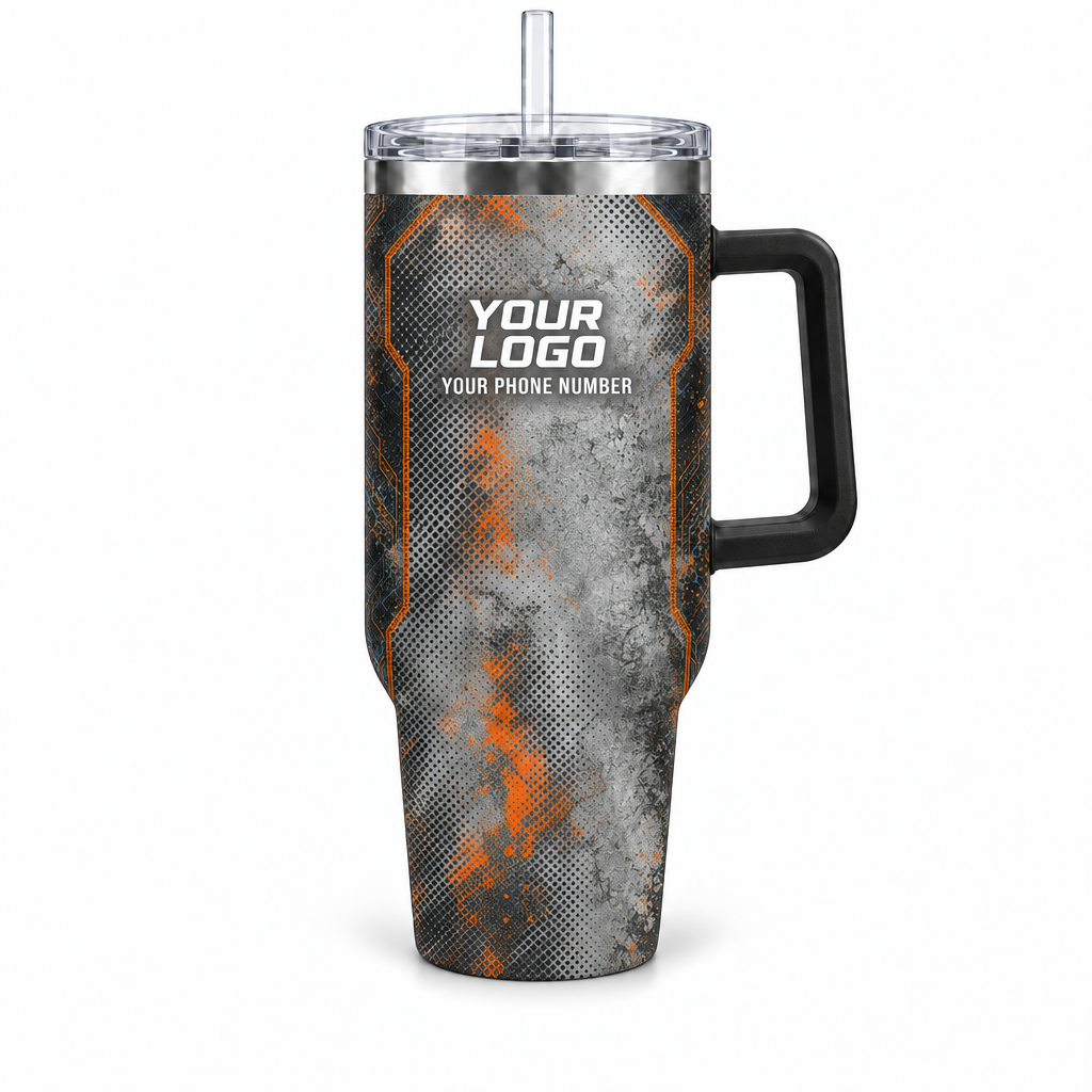 RFN002 personalized tumbler 40oz front product mockup