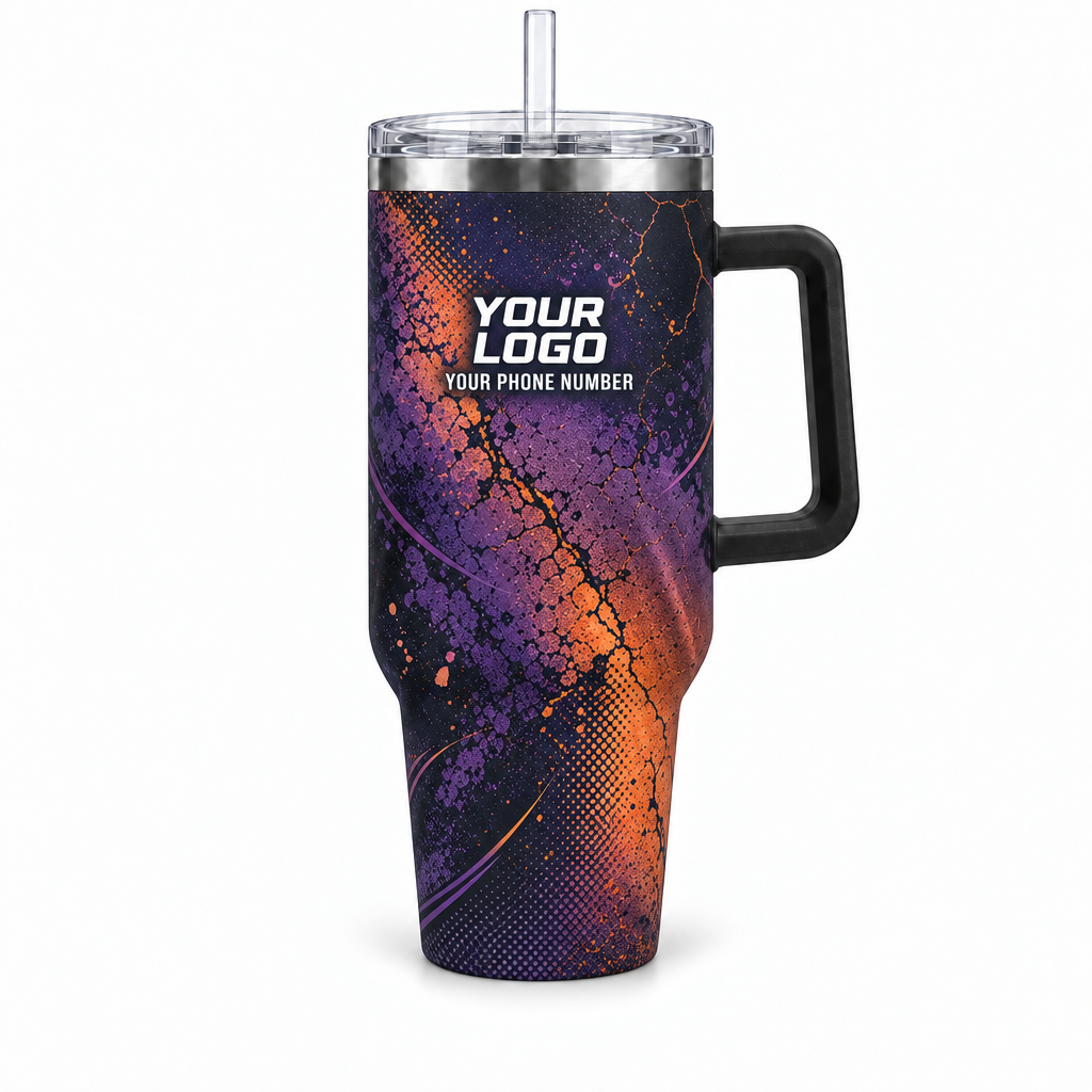 RFN007 personalized tumbler 40oz front product mockup