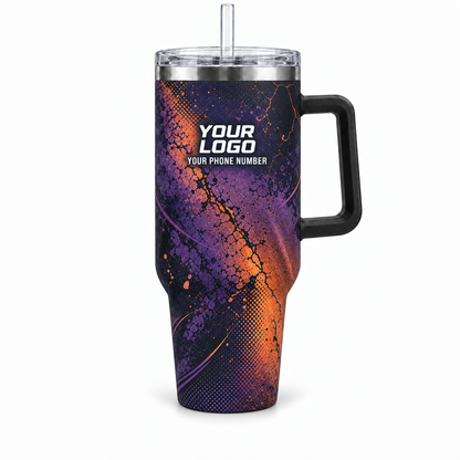 RFN007 personalized tumbler 40oz front product mockup