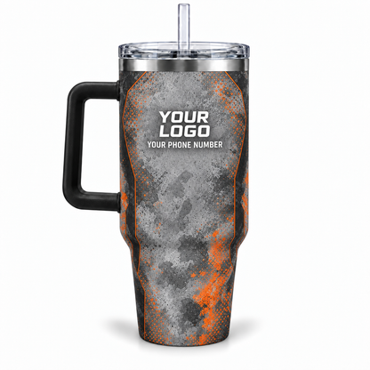 RFN009 personalized tumbler 40oz back product mockup