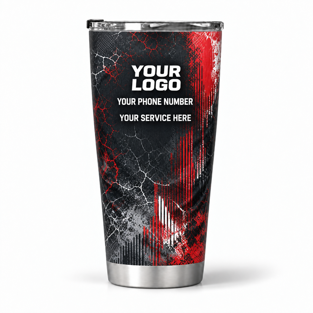 RFN010 personalized tumbler 20oz back product mockup