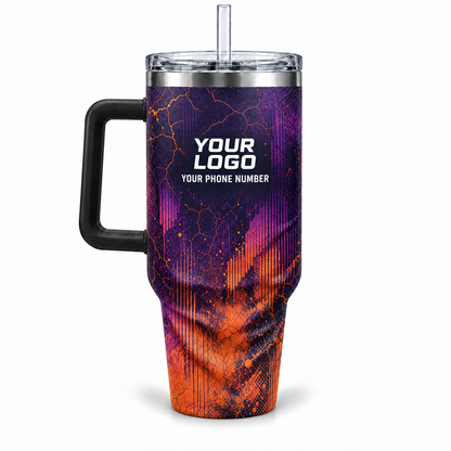 RFN011 personalized tumbler 40oz back product mockup