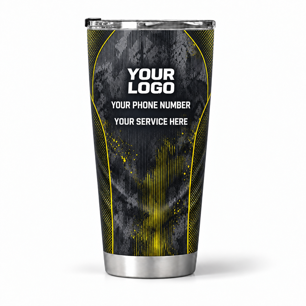 RFN012 personalized tumbler 20oz back product mockup