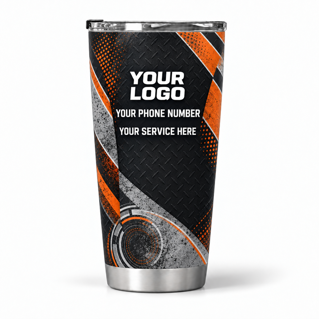 RFN013 personalized tumbler 20oz back product mockup