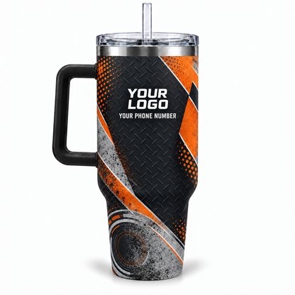 RFN013 personalized tumbler 40oz back product mockup