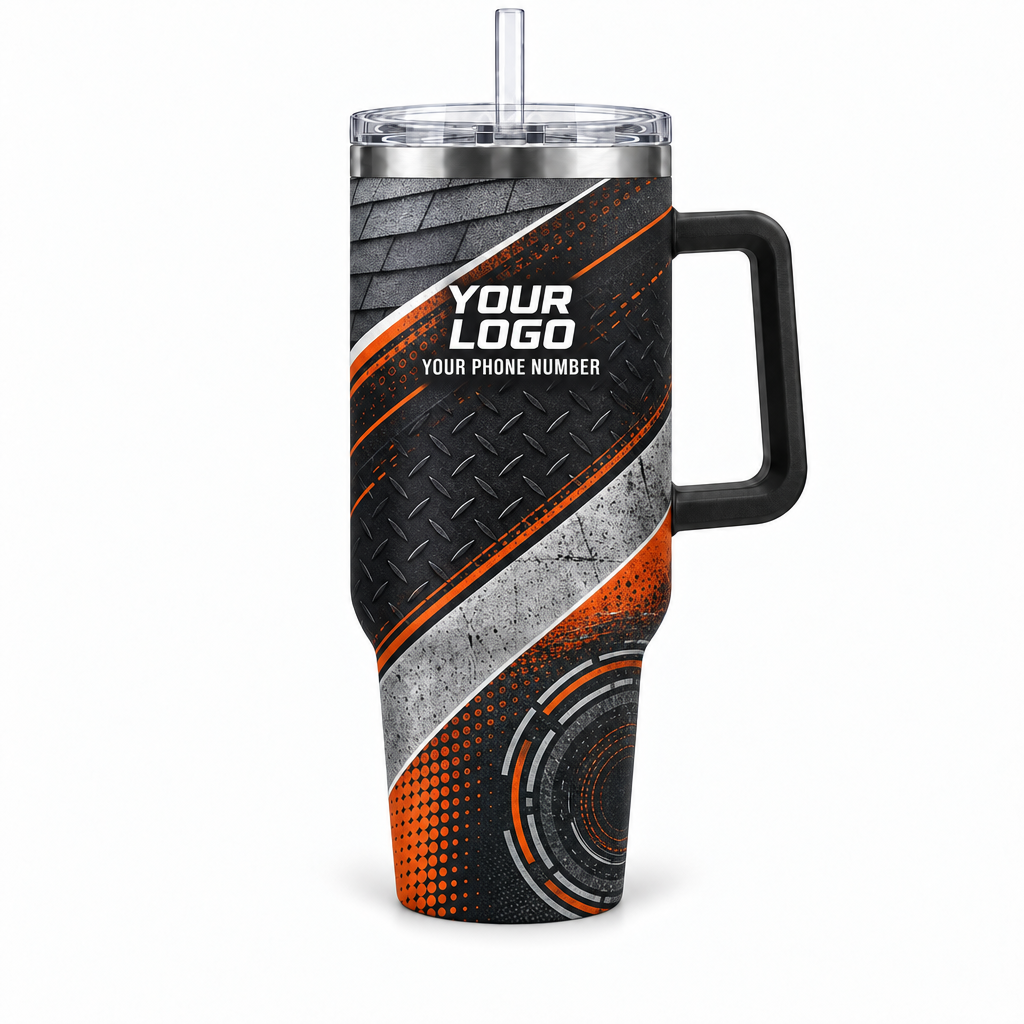 RFN013 personalized tumbler 40oz front product mockup