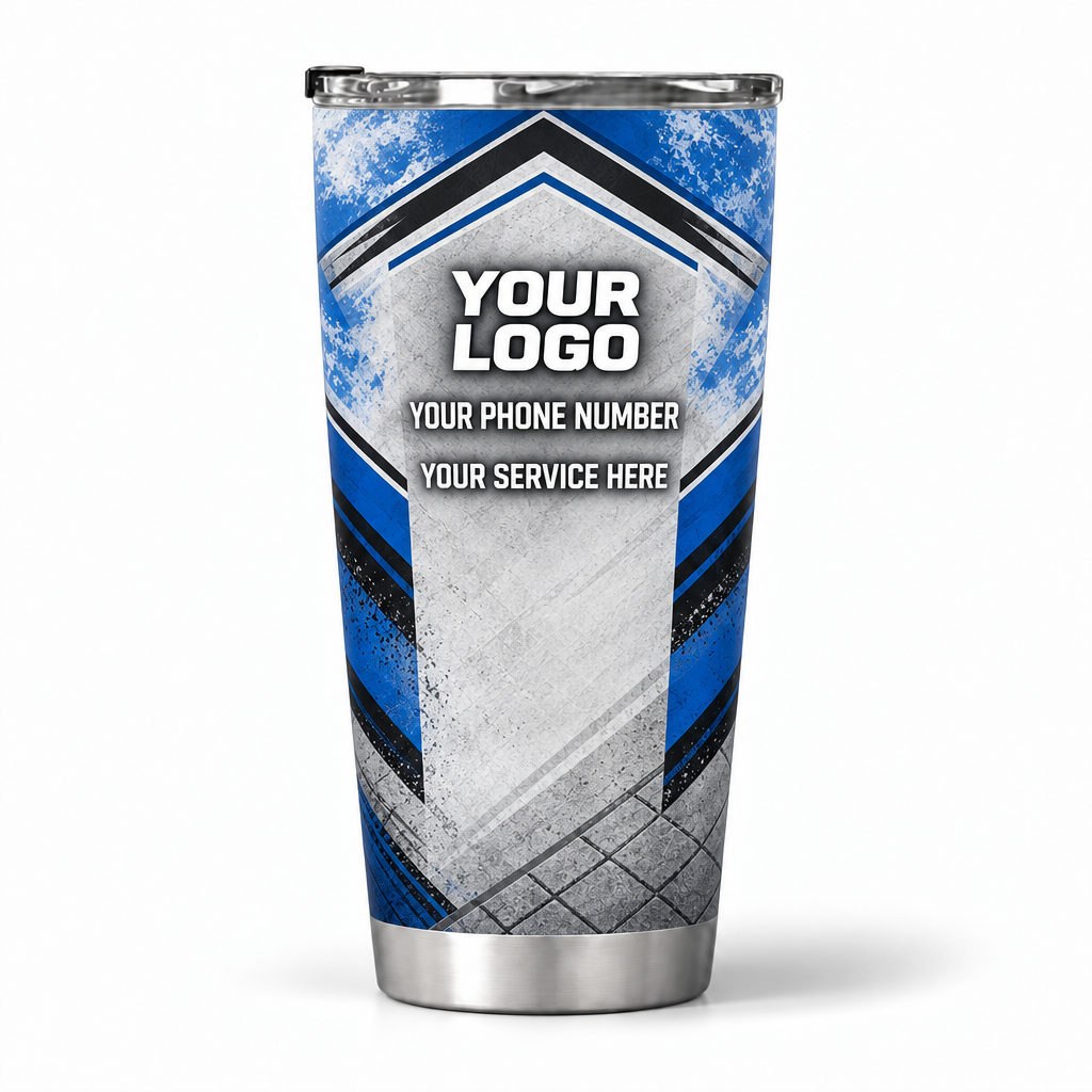 RFN014 personalized tumbler 20oz back product mockup