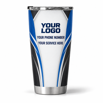 RFN016 personalized tumbler 20oz back product mockup