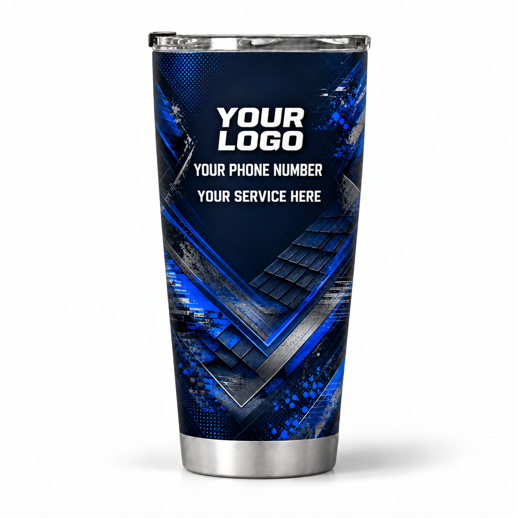 RFN017 personalized tumbler 20oz back product mockup