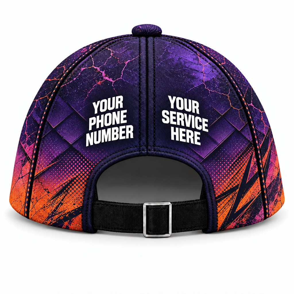 RFN018 personalized cap back product mockup