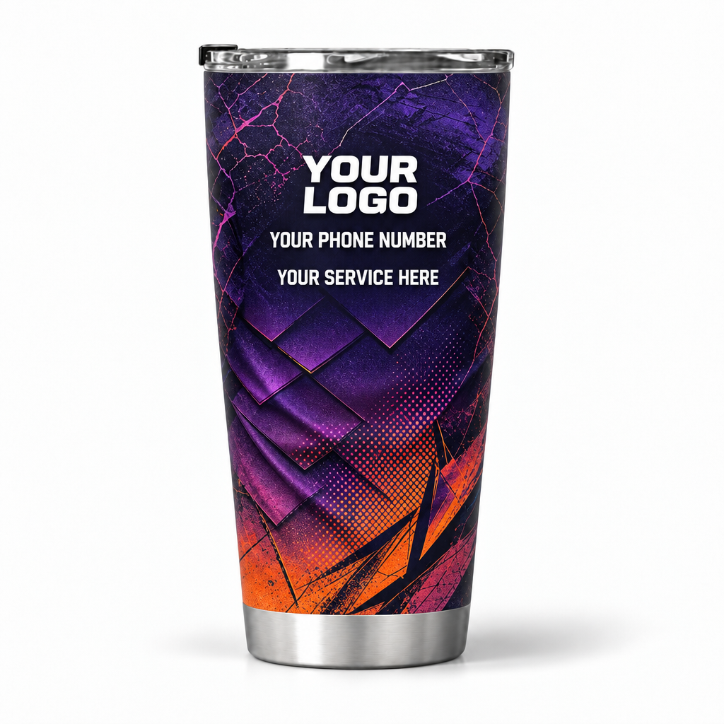 RFN018 personalized tumbler 20oz back product mockup