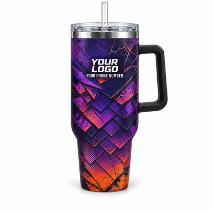 RFN018 personalized tumbler 40oz front product mockup
