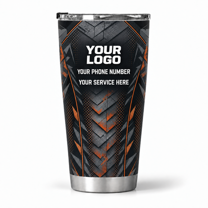 RFN019 personalized tumbler 20oz back product mockup