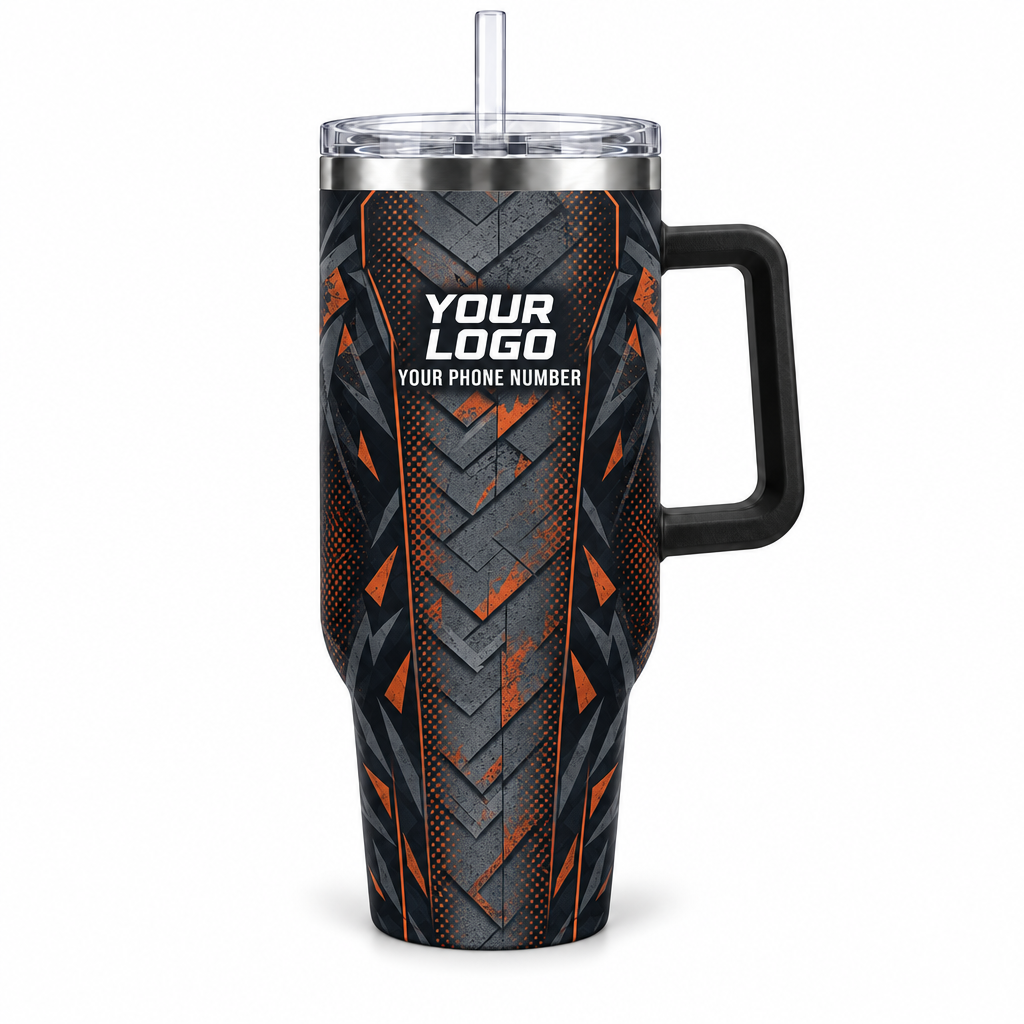 RFN019 personalized tumbler 40oz front product mockup