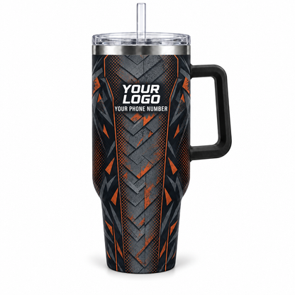 RFN019 personalized tumbler 40oz front product mockup
