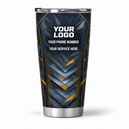 RFN020 personalized tumbler 20oz back product mockup