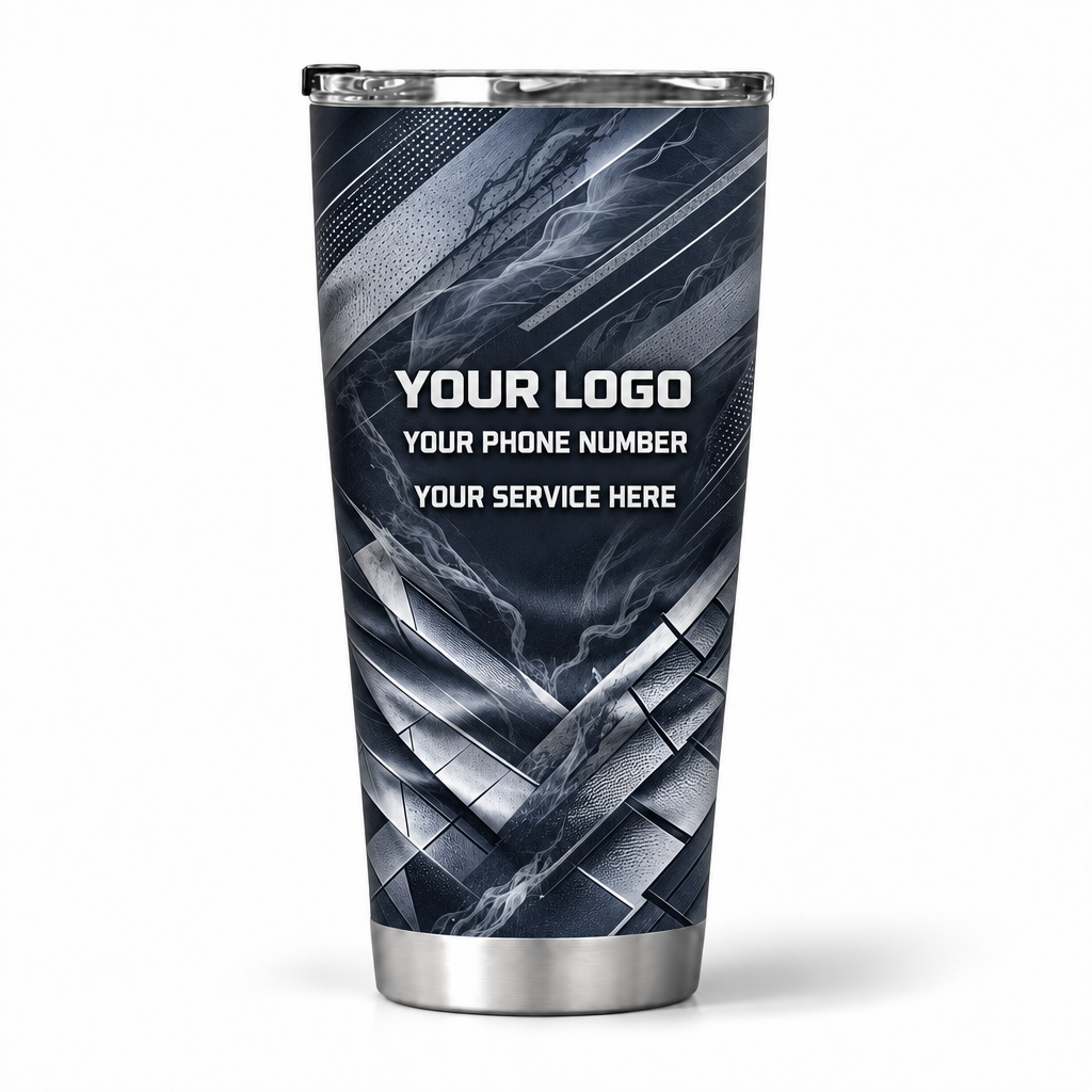 RFN021 personalized tumbler 20oz back product mockup