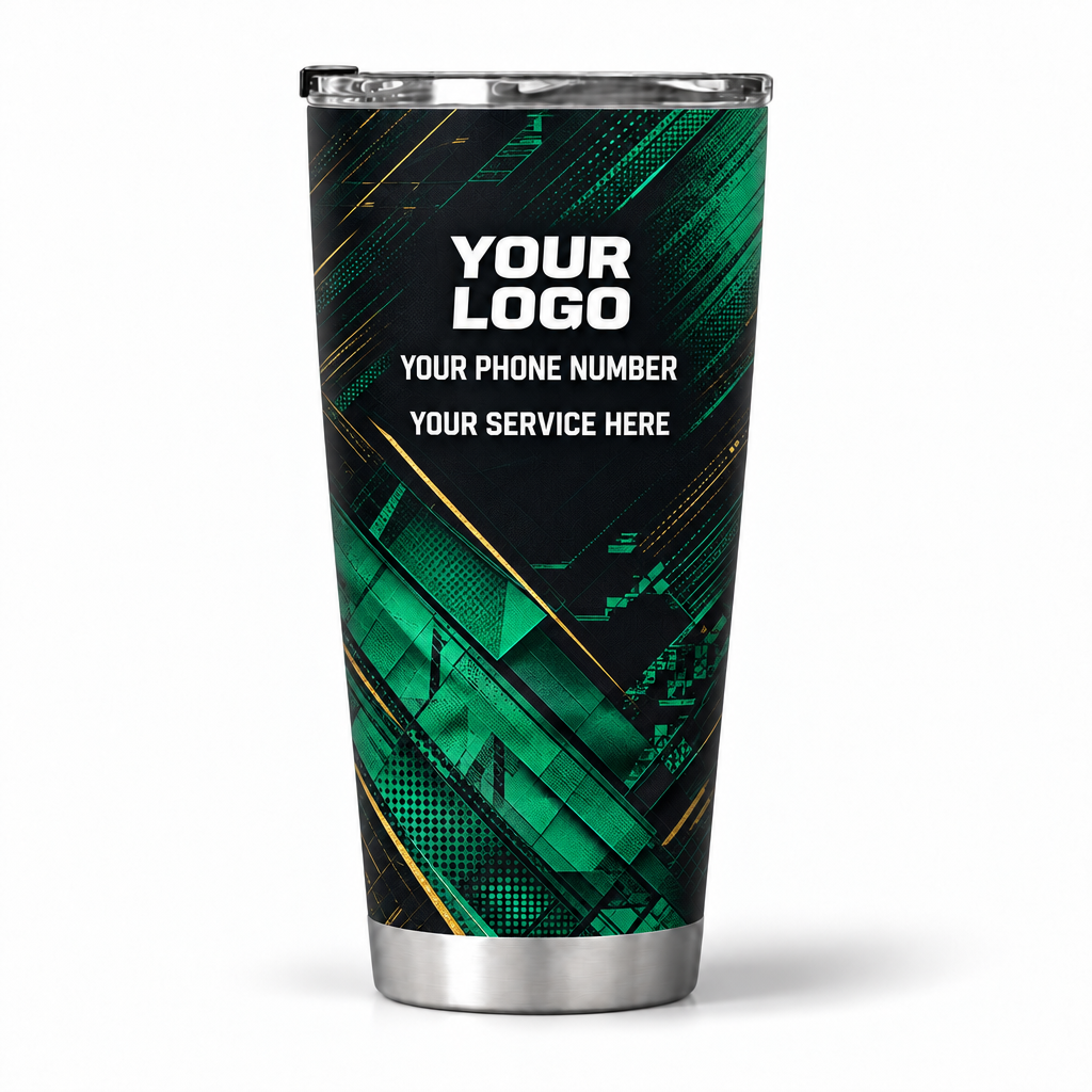 RFN022 personalized tumbler 20oz back product mockup