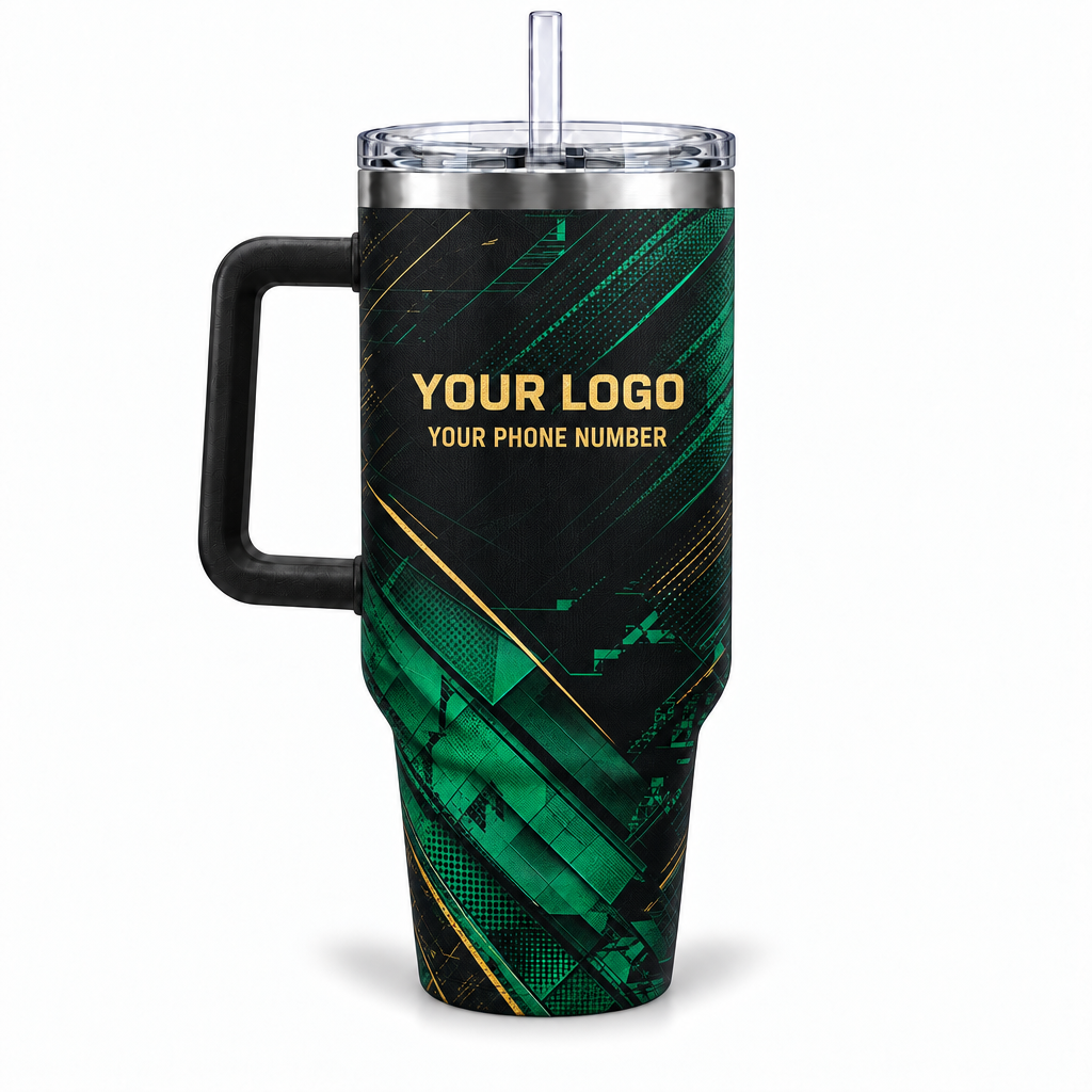 RFN022 personalized tumbler 40oz back product mockup