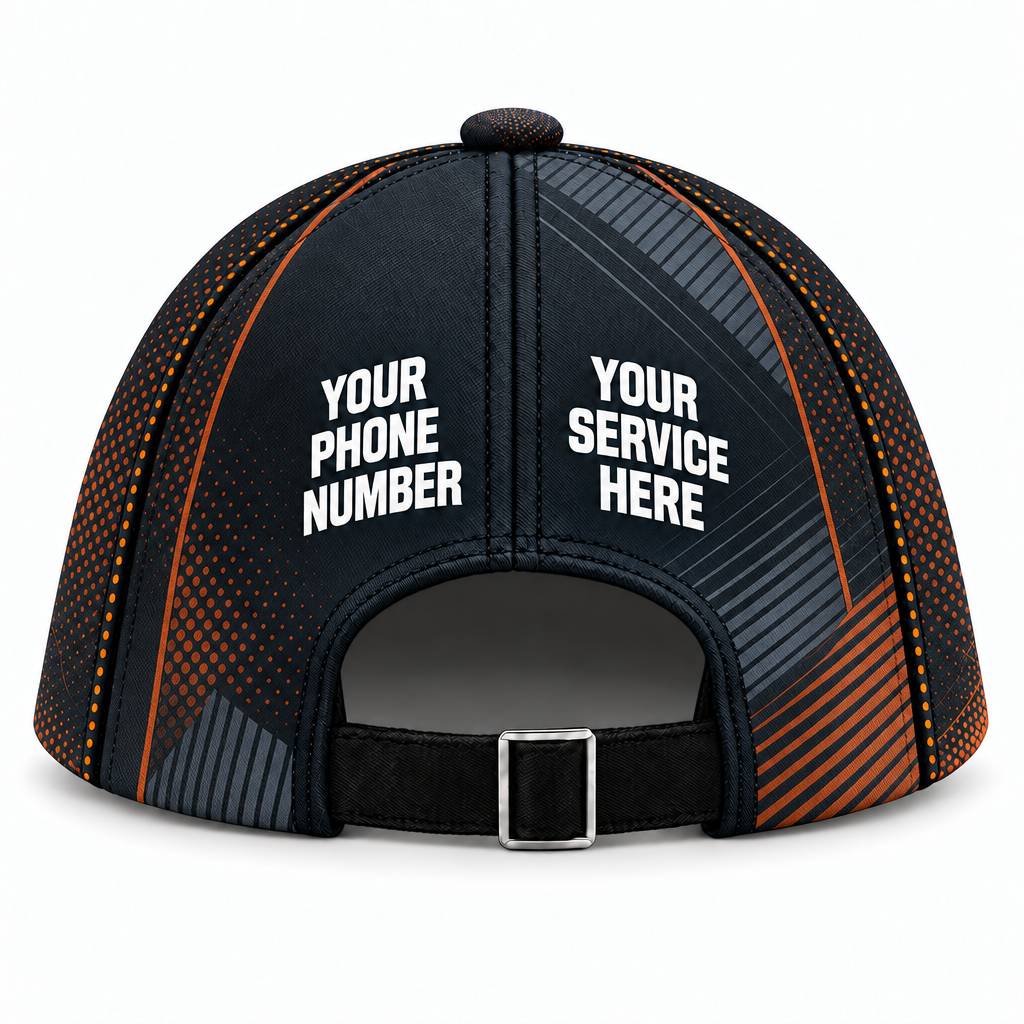RFN023 personalized cap back product mockup