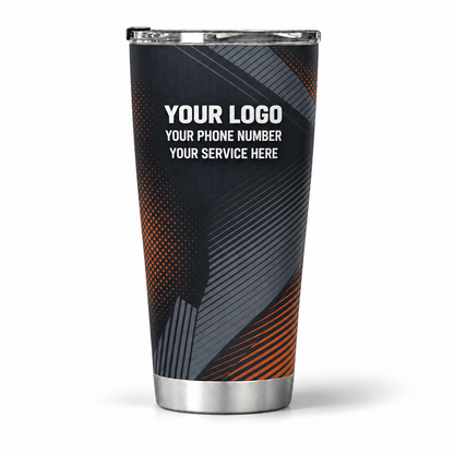 RFN023 personalized tumbler 20oz back product mockup